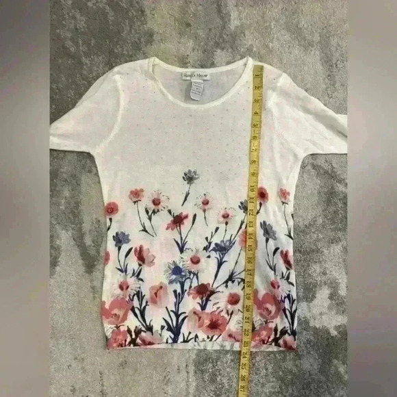 Womens White Rebecca Malone Top - Picture 5 of 6